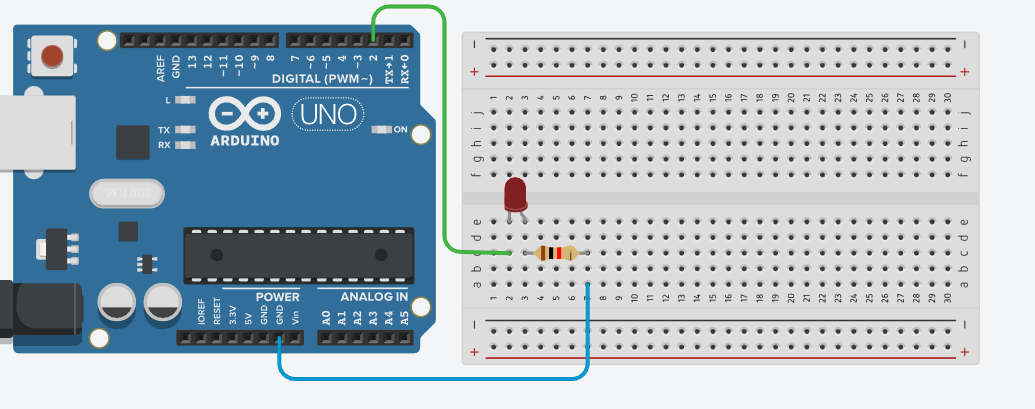 Arduino robotik kodlama breadboard orta kisim