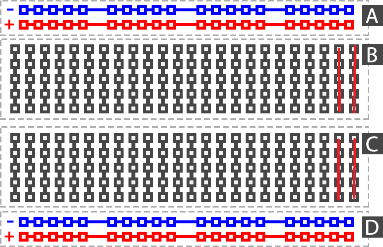 Arduino robotik kodlama Bread Board yapısı