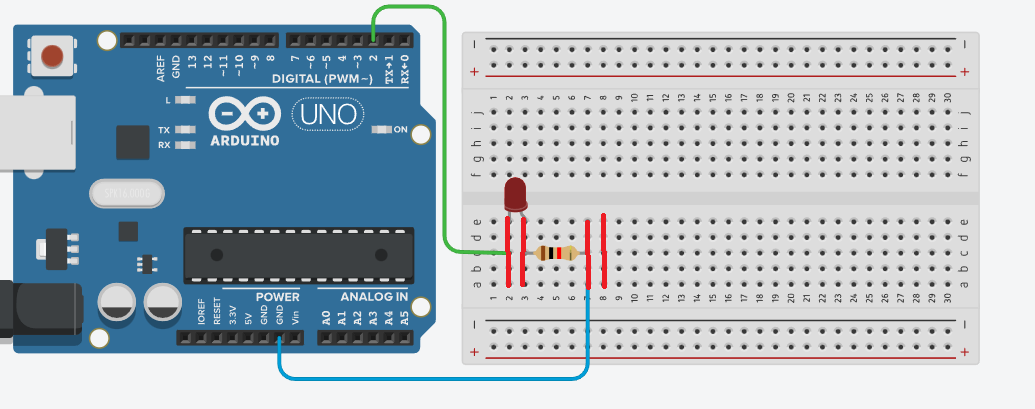 Arduino robotik kodlama yatay bağlantı